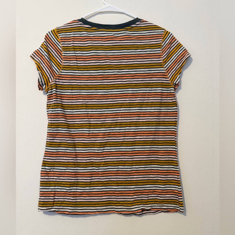 Universal Thread Striped Crew Neck T-Shirt Size M | Casual Everyday Top - Picture 2 of 3